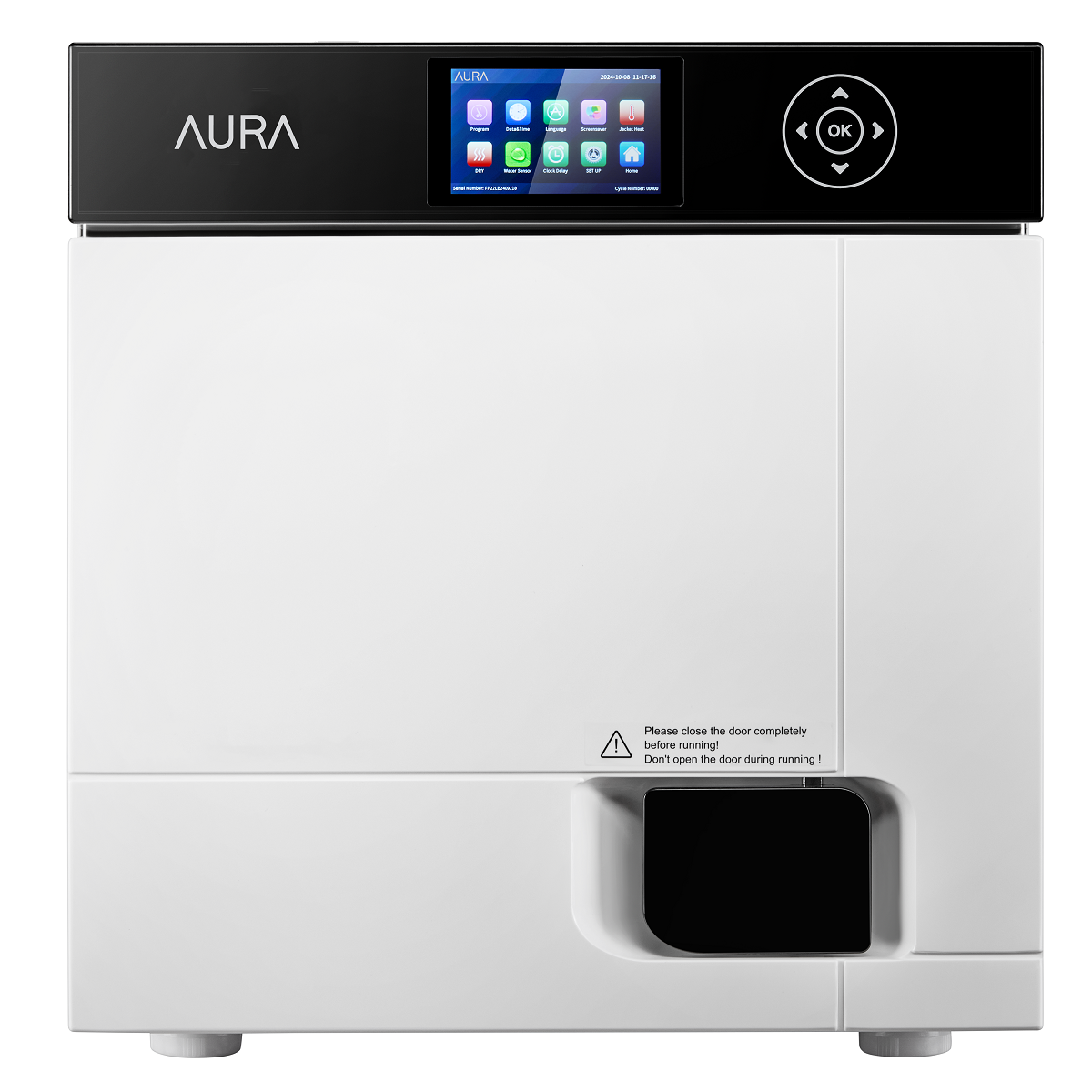 AURA Touchscreen Autoclave - Class B & S, 17 Litre