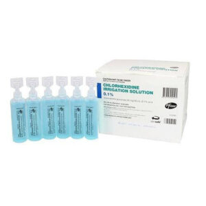 Chlorhexidine 0.1% Gluconate 30mL Ampoules Steritube Blue - Box of 30