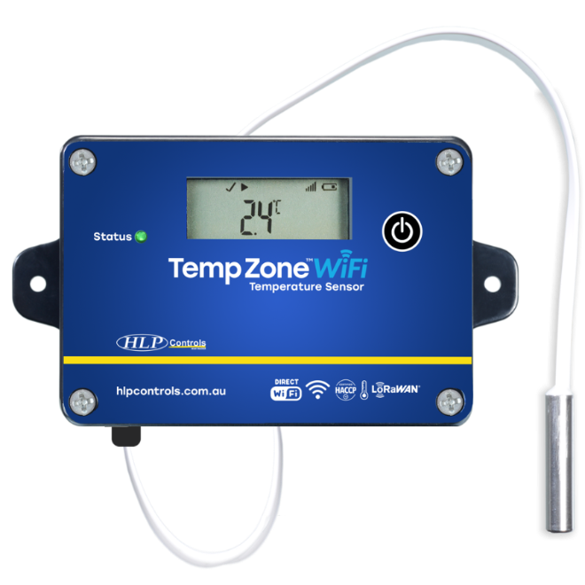 HLP TempZone W1 WiFi Temperature Logger for Fridge, Freezer & Cool Room