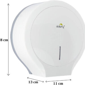 Jumbo Toilet Roll Dispenser - White