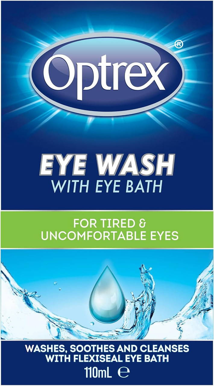 Optrex Eye Wash with Eye Bath 110mL