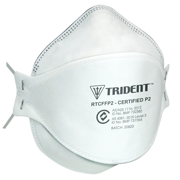 Trident™ P2 Industrial and Level 3 Surgical Respirator - Regular - Box of 20, BX20