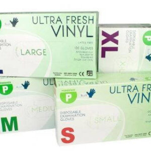 Ultra Fresh Clear Vinyl Disposable Gloves - Small (1000pcs), CTN10