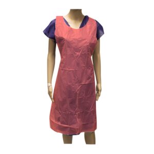 Ultra Health Disposable Apron Red Bulk 71 x 117cm - Pack 100