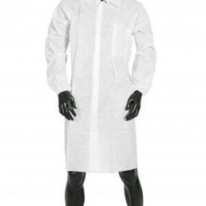 Ultra Health Lab Coat White Polypropylene with Stud Seal - Carton 50