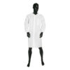 Ultra Health Non-Sterile Lab Coat with Velcro Seal White - Carton 50