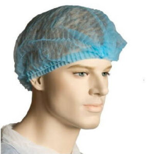 YSF Crimped Beret 21"- Hair Nets - White - 100 Pack, PKT100