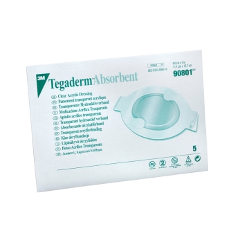 Tegaderm Absorbent Acrylic 11.1 X 12.7cm Dressing Box/10