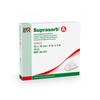 Suprasorb Alginate Pro Dressing 5 X 5cm Box/10