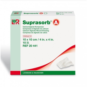 Suprasorb Alginate Dressing 10 X 10CM Box/10