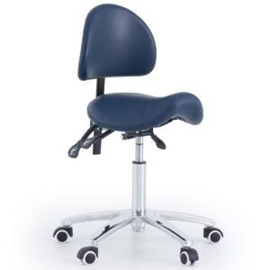 Saddle Stool With Backrest - Pacific Medical