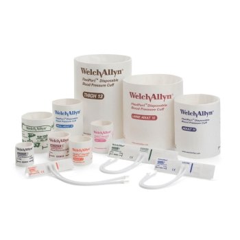 Welch Allyn Flexiport Disposable Cuff - Small Adult; Size 10; 20-26cm