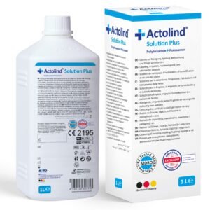 Actolind Solution Plus 0.1% Polyhex 500mL Bottle