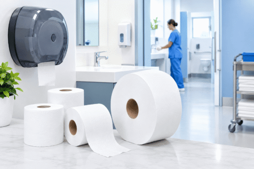Toilet Paper Rolls and Jumbo Rolls for Hospitals and Clinics